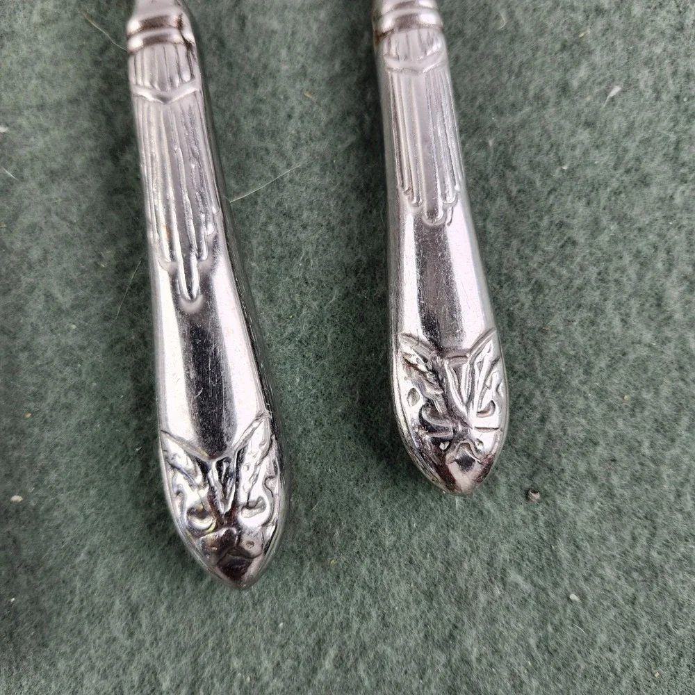 5 Piece Place Setting Pier 1 Imports PII15 Flatware Stainless 18/8 India Vintage